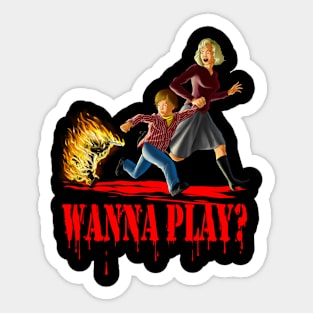 Wanna Play? Sticker